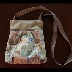 Handsewn Maruca crossbody handbag